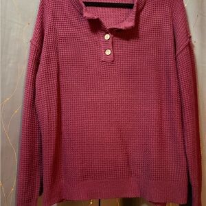 Women's Burgundy Sweater